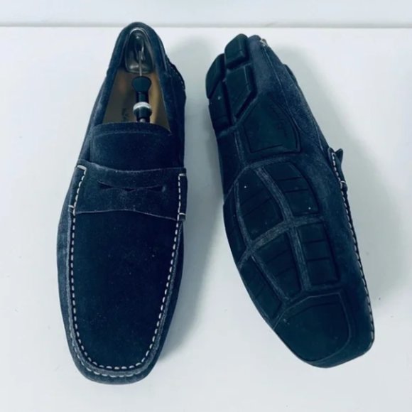 Salvatore Ferragamo Suede Driving Loafers main image 4